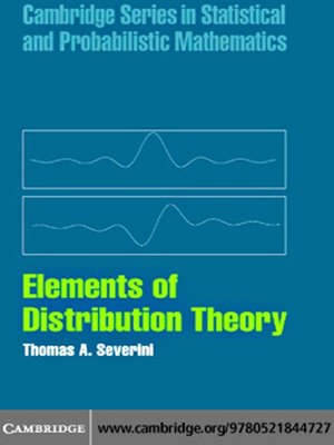 cover image of Elements of Distribution Theory